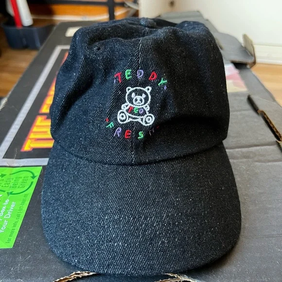 Teddy Fresh Black Hat with Bear Embroidery Teddy Fresh Embroidered Hats for Men | Mercari main image 4